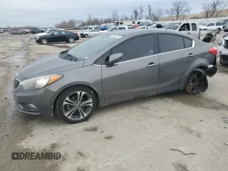 2014 Kia Forte EX with VIN KNAFZ4A81E5078791, listed as a Copart auction lot 46896975 with 148,551 mi miles and Salvage Title. Bid and sale history available at carsss.com. Image 1.
