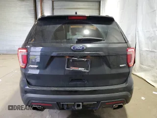 2017 Ford Explorer Sport with VIN 1FM5K8GT9HGD80842, listed as a Copart auction lot 46458285 with 88,731 mi miles and Clean Title. Bid and sale history available at carsss.com. Image 6.