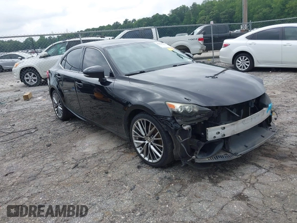 2014 Lexus IS 250 with VIN JTHBF1D25E5020780, listed as a IAAI auction lot 42420240 with 186,752 mi miles and . Bid and sale history available at DreamBid. Image 1.