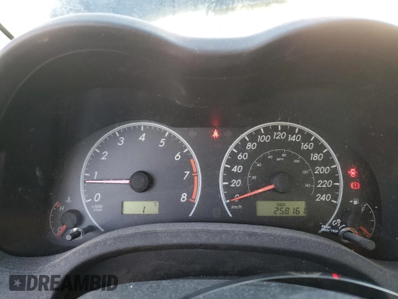 2012 Toyota Corolla L with VIN 2T1BU4EE6CC793355, listed as a Copart auction lot 79453234 with 258,616 mi miles and Salvage Title. Bid and sale history available at DreamBid. Image 9.