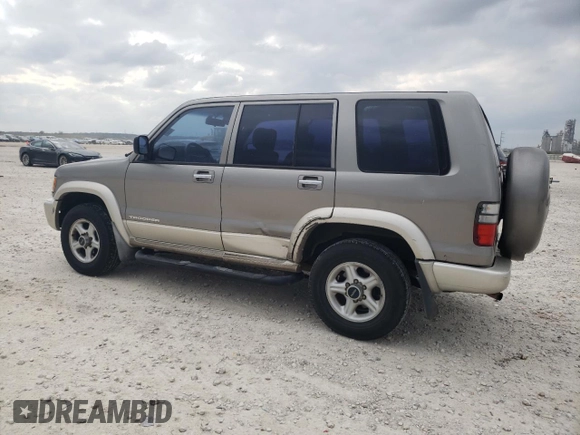 2001 Isuzu Trooper S z VIN JACDS58X717J17334, wystawiony jako Copart lot #47590455 z przebiegiem 167 042 mil mil oraz Czysty tytuł • Clean title. Historia ofert i sprzedaży dostępna na DreamBid. Obrazek 2.