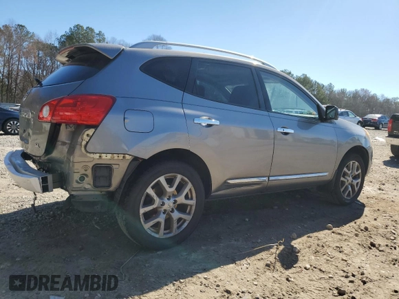 2012 Nissan Rogue S with VIN JN8AS5MTXCW268799, listed as a Copart auction lot 46855035 with 112,344 mi miles and Salvage Title. Bid and sale history available at carsss.com. Image 3.