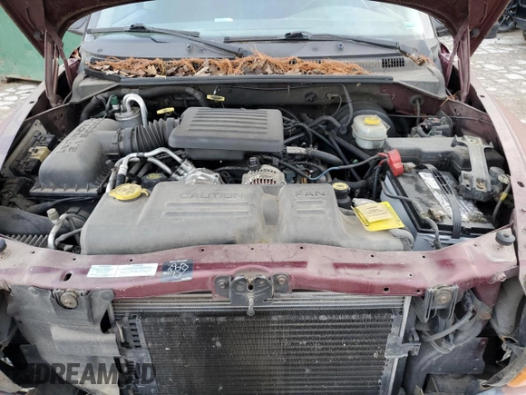 2001 Dodge Dakota Sport with VIN 1B7HG2AN11S320731, listed as a Copart auction lot 86474754 with 164,632 mi miles and Salvage Title. Bid and sale history available at carsss.com. Image 12.