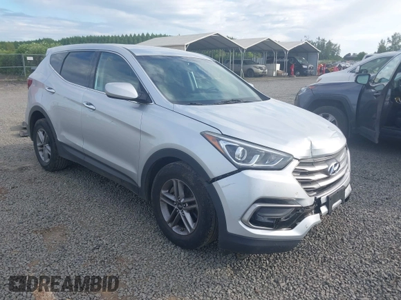 2017 Hyundai Santa Fe 2.4L with VIN 5XYZTDLB7HG444081, listed as a IAAI auction lot 42207558 with 119,054 mi miles and . Bid and sale history available at DreamBid. Image 1.