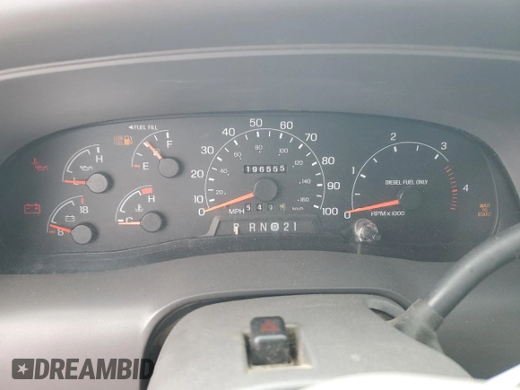 2001 Ford Excursion XLT с VIN 1FMNU40F11EB23604, выставлен на аукционе Copart как лот 81528794 с пробегом 196 555 миль миль и Списание • Salvage title. История ставок и продаж доступна на DreamBid. Изображение 9.