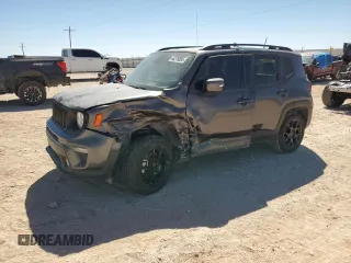 2019 Jeep Renegade Latitude z VIN ZACNJBBB4KPK54222, wystawiony jako Copart lot #48378065 z przebiegiem 80 169 mil mil oraz Szkoda całkowita • Salvage title. Historia ofert i sprzedaży dostępna na DreamBid. Obrazek 1.