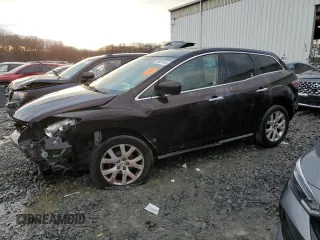 2007 Mazda CX-7 Sport with VIN JM3ER29L570120611, listed as a Copart auction lot 86691444 with 128,486 mi miles and Salvage Title. Bid and sale history available at carsss.com. Image 1.