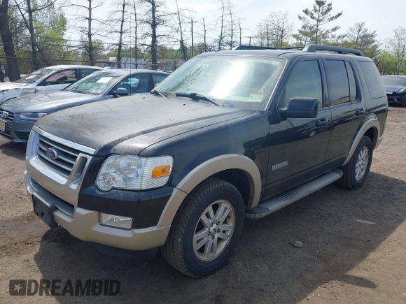 2008 Ford Explorer Eddie Bauer with VIN 1FMEU74E08UA43455, listed as a IAAI auction lot 42130280 with 98,199 mi miles. Bid and sale history available at carsss.com. Image 2.