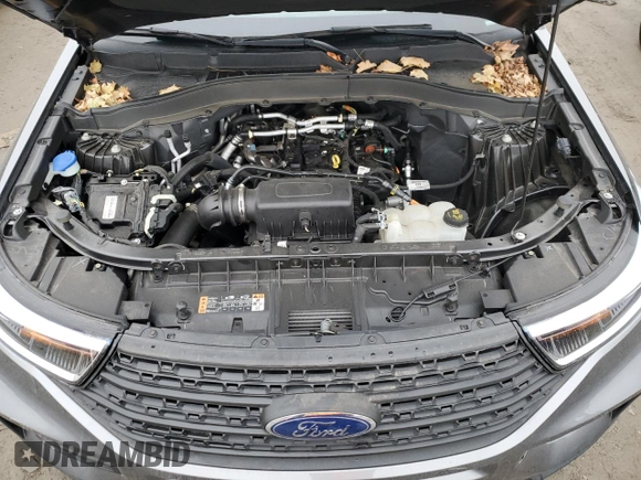2021 Ford Explorer with VIN 1FMSK8BH5MGA57470, listed as a Copart auction lot 43072275 with 24,770 mi miles and Salvage title. Bid and sale history available at DreamBid. Image 12.