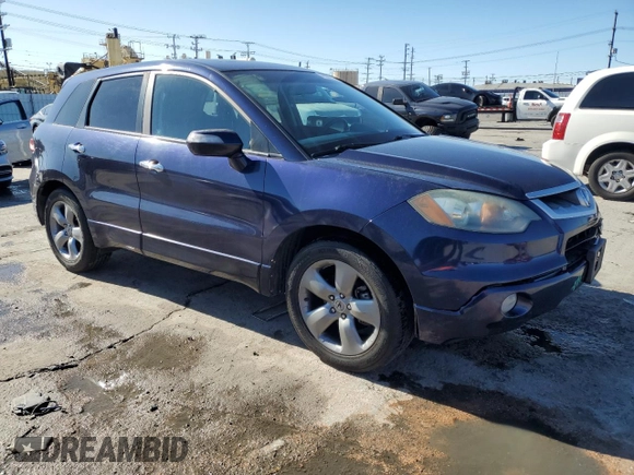 2007 Acura RDX Technology with VIN 5J8TB18537A016003, listed as a Copart auction lot 48381735 with 189,452 mi miles and Salvage Title. Bid and sale history available at carsss.com. Image 4.