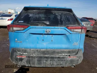 2021 Toyota RAV4 Hybrid XLE with VIN 4T3RWRFV0MU048192, listed as a Copart auction lot 46484215 with 46,942 mi miles and Salvage Title. Bid and sale history available at carsss.com. Image 6.