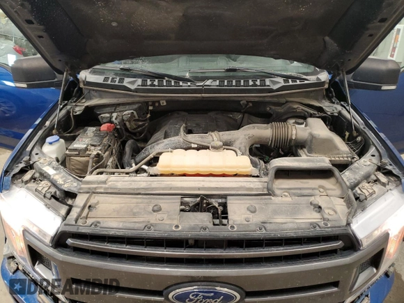 2018 Ford F-150 XL with VIN 1FTEW1EP9JFC13253, listed as a Copart auction lot 47623045 with 71,108 mi miles and Salvage title. Bid and sale history available at DreamBid. Image 12.