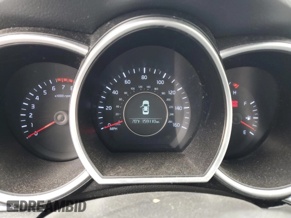 2015 Kia Optima LX with VIN KNAGM4A70F5562835, listed as a Copart auction lot 55532665 with 159,110 mi miles and Clean Title. Bid and sale history available at DreamBid. Image 9.