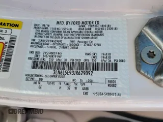 2018 Lincoln MKZ Reserve z VIN 3LN6L5E93JR629092, wystawiony jako Copart lot #51357705 z przebiegiem 68 853 mil mil oraz Szkoda całkowita • Salvage title. Historia ofert i sprzedaży dostępna na DreamBid. Obrazek 15.