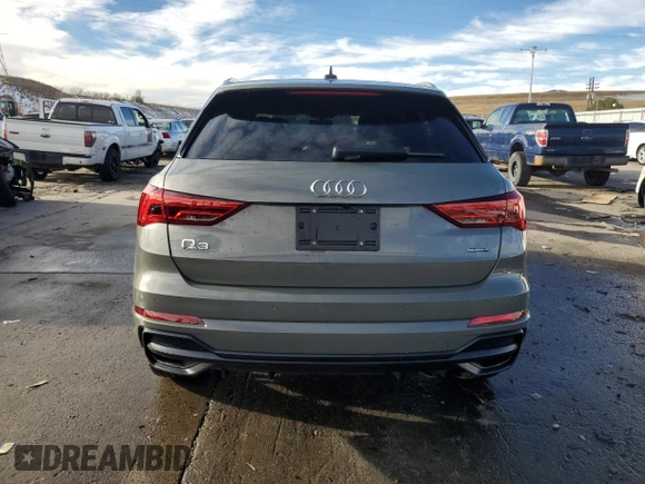 2019 Audi Q3 S line Prestige with VIN WA1FECF36K1087537, listed as a Copart auction lot 80520984 with 39,183 mi miles and Clean Title. Bid and sale history available at carsss.com. Image 6.