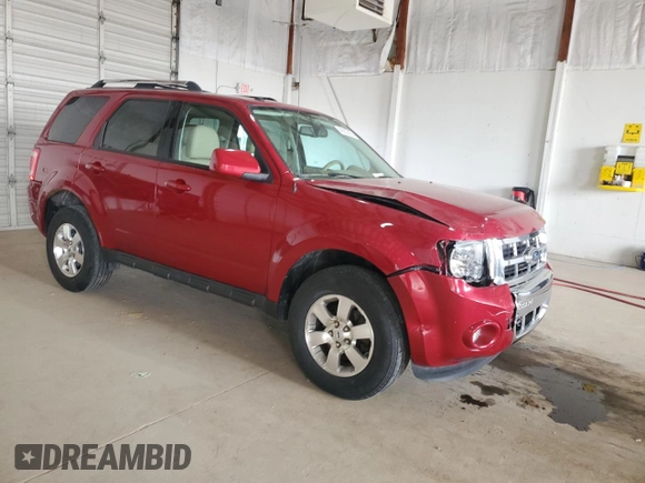 2011 Ford Escape Limited with VIN 1FMCU9EG2BKA97863, listed as a Copart auction lot 49207065 with 55,094 mi miles and Salvage Title. Bid and sale history available at DreamBid. Image 4.
