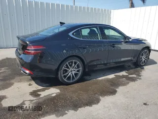 2025 Genesis G70 2.5T with VIN KMTG34SC6SU154908, listed as a Copart auction lot 54484345 with 5,270 mi miles and Clean Title. Bid and sale history available at carsss.com. Image 3.