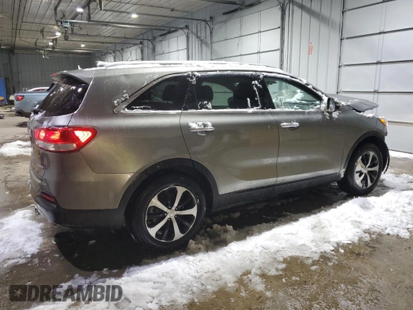 2016 Kia Sorento EX with VIN 5XYPHDA15GG003728, listed as a Copart auction lot 43849025 with 142,620 mi miles and Salvage Title. Bid and sale history available at DreamBid. Image 3.