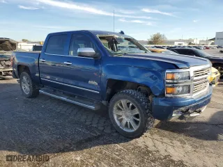 2015 Chevrolet Silverado 1500 High Country with VIN 3GCUKTEJ0FG499949, listed as a Copart auction lot 79884334 with 49,724 mi miles and Non Repairable. Bid and sale history available at carsss.com. Image 4.