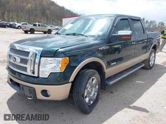 2012 Ford F-150 XL with VIN 1FTFW1ET1CFB62397, listed as a IAAI auction lot 42017950 with 206,207 mi miles. Bid and sale history available at carsss.com. Image 2.