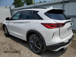 2023 Infiniti QX50 Sport with VIN 3PCAJ5FA4PF121110, listed as a Copart auction lot 65622154 with 9,708 mi miles and Salvage title. Bid and sale history available at DreamBid. Image 2.