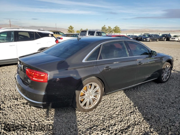 2013 Audi A8 4.0L с VIN WAUR2AFDXDN011157, выставлен на аукционе Copart как лот 85088054 с пробегом 69 084 миль миль и Списание • Salvage title. История ставок и продаж доступна на DreamBid. Изображение 3.