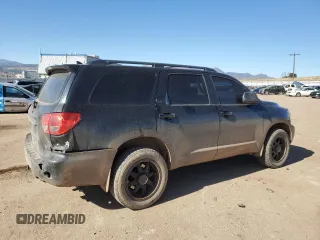 2011 Toyota Sequoia SR5 with VIN 5TDBY5G14BS045858, listed as a Copart auction lot 43820755 with 191,424 mi miles and Salvage Title. Bid and sale history available at carsss.com. Image 3.