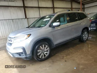 2019 Honda Pilot EX z VIN 5FNYF6H36KB098023, wystawiony jako Copart lot #57427875 z przebiegiem 57 204 mil mil oraz Szkoda całkowita • Salvage title. Historia ofert i sprzedaży dostępna na DreamBid. Obrazek 1.
