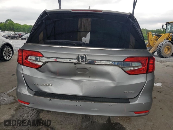2019 Honda Odyssey Elite with VIN 5FNRL6H93KB048990, listed as a Copart auction lot 56192215 with 91,521 mi miles and Salvage title. Bid and sale history available at DreamBid. Image 6.