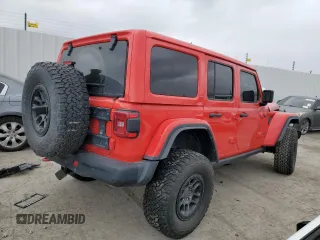 2022 Jeep Wrangler Unlimited Rubicon with VIN 1C4JJXFG9NW126974, listed as a Copart auction lot 88330725 with Not provided miles and Salvage title. Bid and sale history available at DreamBid. Image 3.