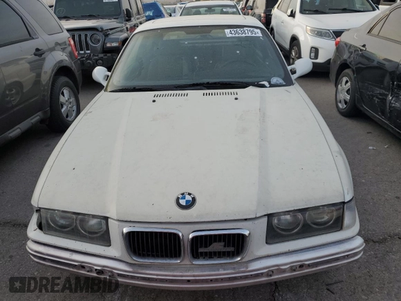 1997 BMW 3 Series M3 with VIN WBSBG9325VEY75132, listed as a Copart auction lot 43638795 with 132,350 mi miles and Salvage title. Bid and sale history available at DreamBid. Image 5.