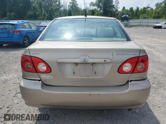 2007 Toyota Corolla CE with VIN 2T1BR32E57C756772, listed as a Copart auction lot 64701975 with 124,145 mi miles and Clean title. Bid and sale history available at DreamBid. Image 6.