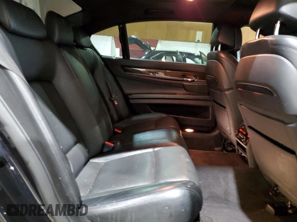 2015 BMW 7 Series 750Li xDrive with VIN WBAYF8C52FD654598, listed as a Copart auction lot 55745555 with 108,958 mi miles and Salvage title. Bid and sale history available at DreamBid. Image 10.