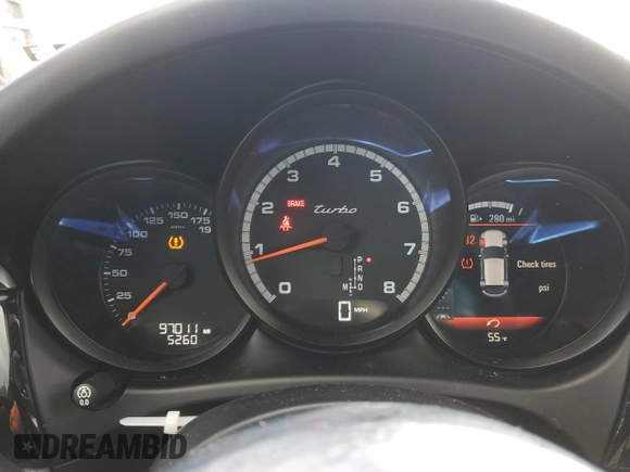 2015 Porsche Macan Turbo z VIN WP1AF2A58FLB96008, wystawiony jako Copart lot #49006515 z przebiegiem 97 011 mil mil oraz Szkoda całkowita • Salvage title. Historia ofert i sprzedaży dostępna na DreamBid. Obrazek 9.