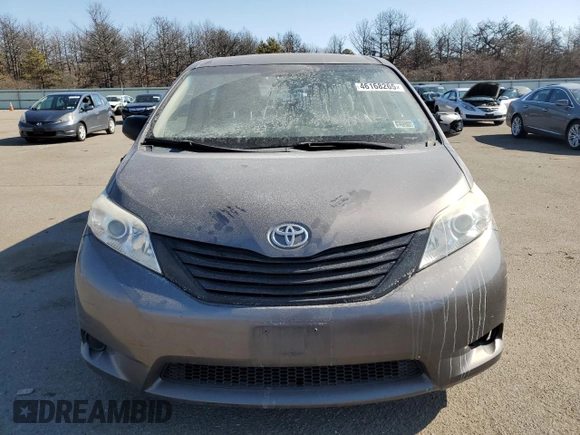 2013 Toyota Sienna L with VIN 5TDZK3DC5DS389664, listed as a Copart auction lot 46168265 with 79,962 mi miles and Salvage Title. Bid and sale history available at carsss.com. Image 5.