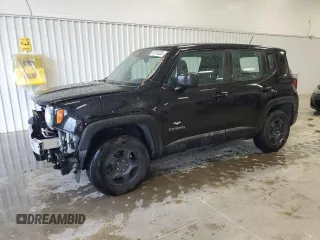 2017 Jeep Renegade Sport with VIN ZACCJBAB9HPF95605, listed as a Copart auction lot 52074305 with 67,466 mi miles and Salvage Title. Bid and sale history available at carsss.com. Image 1.
