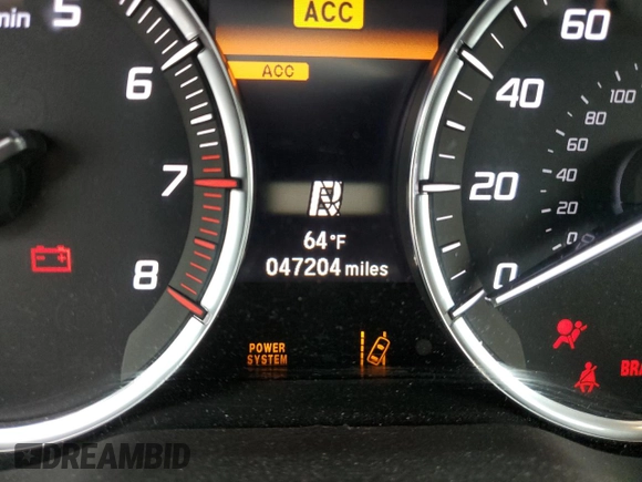 2017 Acura MDX Sport Hybrid w/Advance Pkg with VIN 5FRYD7H74HB001746, listed as a Copart auction lot 66066562 with 47,204 mi miles. Bid and sale history available at carsss.com. Image 8.