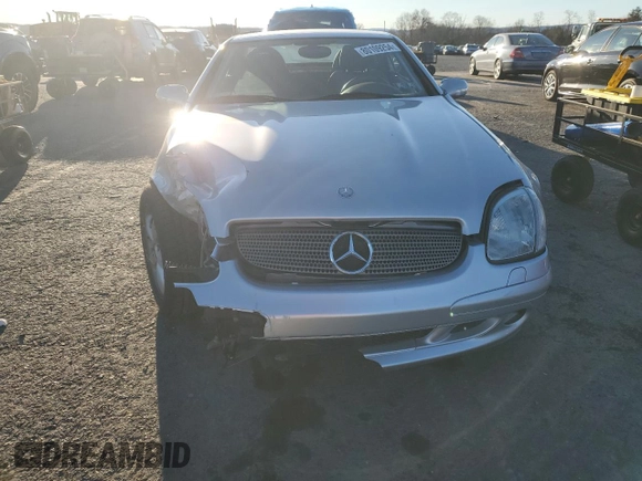 2004 Mercedes-Benz SLK-Class with VIN WDBKK65F44F307921, listed as a Copart auction lot 80109254 with 53,941 mi miles and Salvage Title. Bid and sale history available at carsss.com. Image 5.
