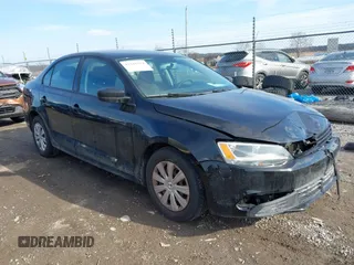2011 Volkswagen Jetta Sedan S with VIN 3VW2K7AJ7BM374332, listed as a IAAI auction lot 41541354 with 142,306 mi miles. Bid and sale history available at carsss.com. Image 1.
