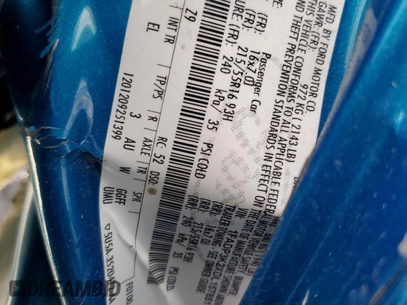 2013 Ford Focus SE with VIN 1FADP3K2XDL157851, listed as a Copart auction lot 54309325 with 148,865 mi miles and Salvage Title. Bid and sale history available at DreamBid. Image 13.