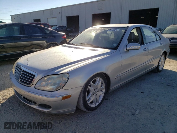 2003 Mercedes-Benz S-Class 4.3L with VIN WDBNG70J53A317465, listed as a Copart auction lot 81832784 with 0 mi miles and Clean Title. Bid and sale history available at carsss.com. Image 1.