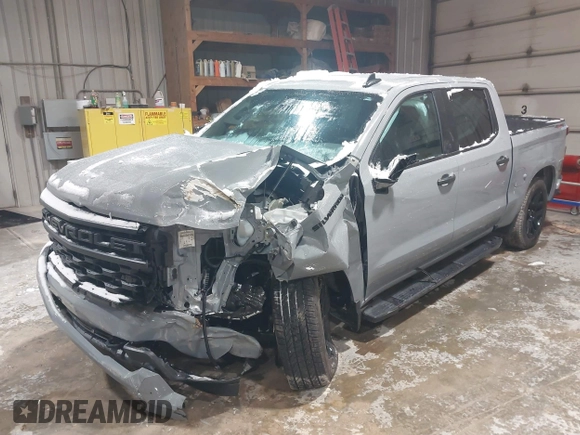 2024 Chevrolet Silverado 1500 Custom with VIN 3GCPDBEK4RG246258, listed as a IAAI auction lot 40882553 with Not Provided miles and . Bid and sale history available at DreamBid. Image 16.