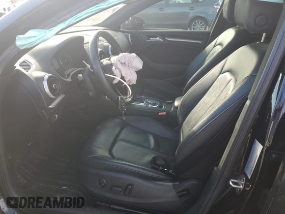 2019 Audi A3 Sedan Premium with VIN WAUBEGFF3K1018243, listed as a Copart auction lot 44052345 with 93,599 mi miles and Salvage Title. Bid and sale history available at carsss.com. Image 7.
