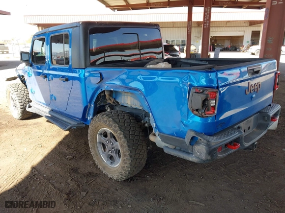 2021 Jeep Gladiator Rubicon with VIN 1C6JJTBGXML516164, listed as a IAAI auction lot 41837544 with 48,197 mi miles. Bid and sale history available at carsss.com. Image 3.