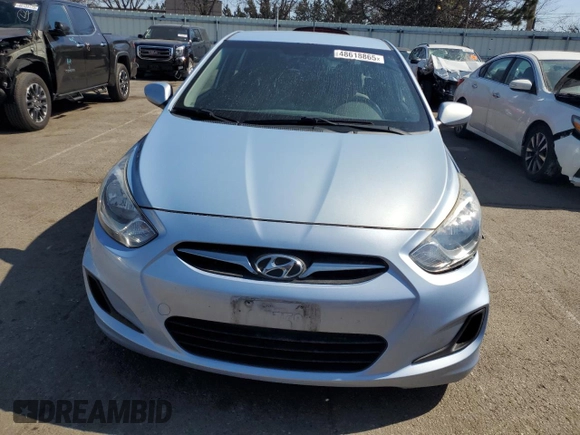 2013 Hyundai Accent GS with VIN KMHCT5AE4DU114430, listed as a Copart auction lot 48618865 with 112,401 mi miles and Clean Title. Bid and sale history available at carsss.com. Image 5.