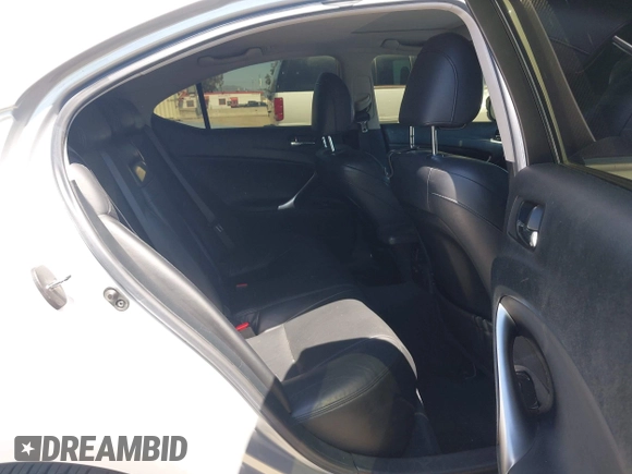 2008 Lexus IS 350 with VIN JTHBE262085017585, listed as a IAAI auction lot 42191579 with 118,931 mi miles and . Bid and sale history available at DreamBid. Image 8.