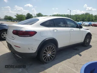 2021 Mercedes-Benz GLC 300 with VIN W1N0J8EBXMF872218, listed as a Copart auction lot 61957435 with Not provided miles and Clean title. Bid and sale history available at DreamBid. Image 3.