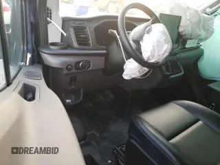 2024 Ford Transit Cargo with VIN 1FTBR1C85RKA59326, listed as a Copart auction lot 76836954 with 22,755 mi miles and Salvage Title. Bid and sale history available at DreamBid. Image 8.