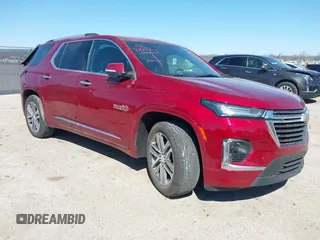 2022 Chevrolet Traverse High Country with VIN 1GNERNKW5NJ151841, listed as a IAAI auction lot 41829843 with 24,758 mi miles and . Bid and sale history available at DreamBid. Image 1.