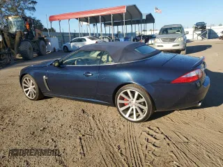 2007 Jaguar XK with VIN SAJDA44B075B06208, listed as a Copart auction lot 82694984 with 74,003 mi miles and Salvage Title. Bid and sale history available at carsss.com. Image 2.